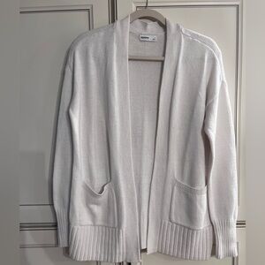 Sonoma  Cream Open-Front Cardigan